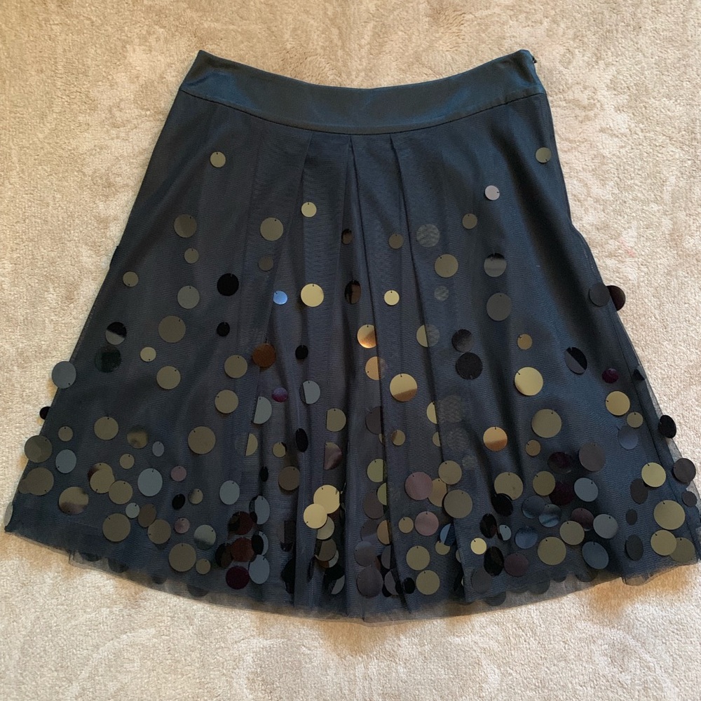 Ann Taylor Sz 4 Petite Satin/tulle party skirt